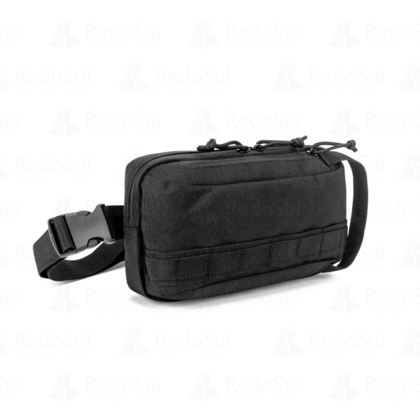 Pochete personalizada em poliéster reciclado 600D de alta densidade Pochete personalizada em poliéster reciclado 600D de alta densidade